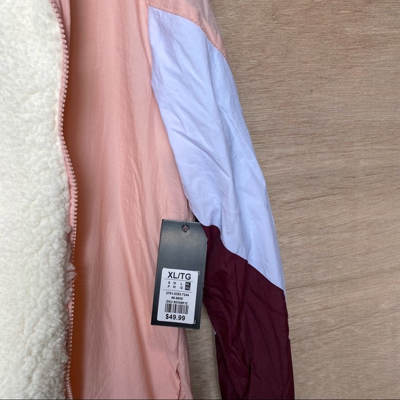 NWT. Streetwear Society. Sherpa lined windbreaker. XL - Picture 6 of 9